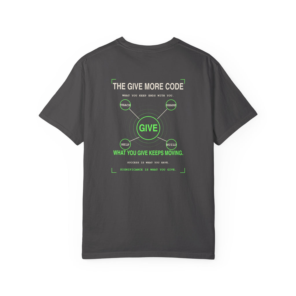 Give Graphic T-Shirt — 'Give' Neon Minimalist Tee
