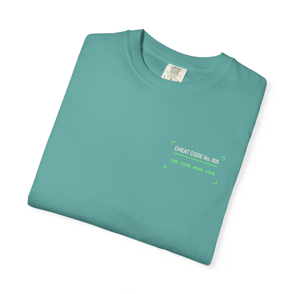 Give Graphic T-Shirt — 'Give' Neon Minimalist Tee