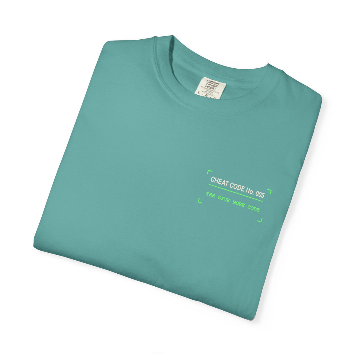 Give Graphic T-Shirt — 'Give' Neon Minimalist Tee