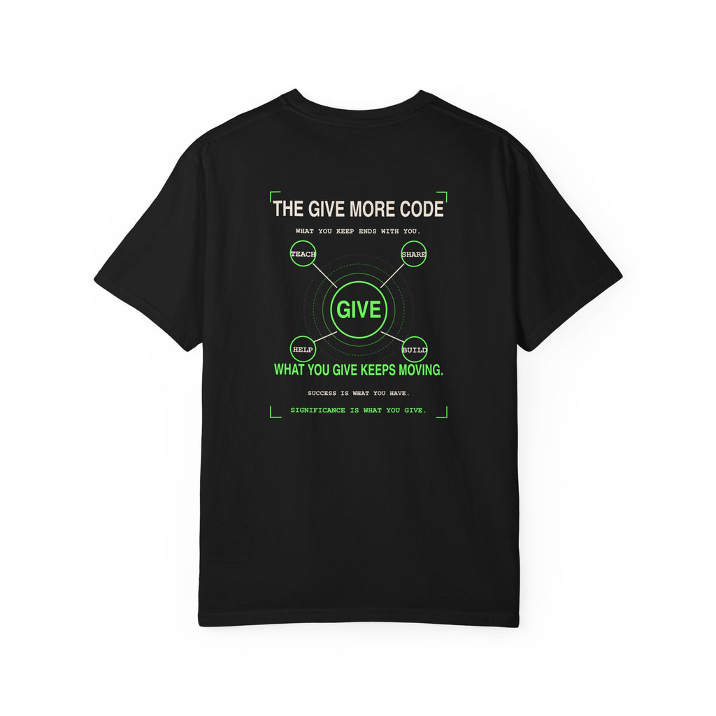 Give Graphic T-Shirt — 'Give' Neon Minimalist Tee