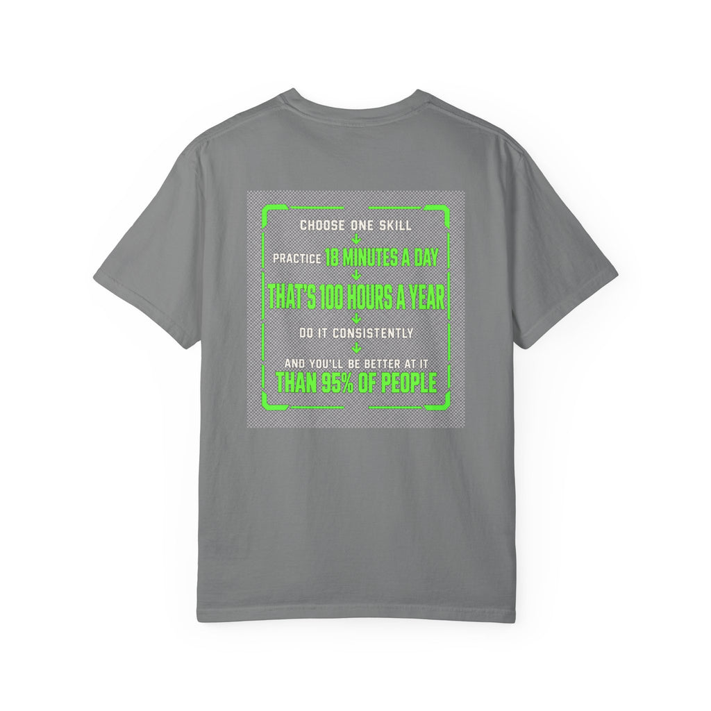 Cheat Code 006 T-Shirt — "The 100-Hour Rule" Motivational Practice Tee