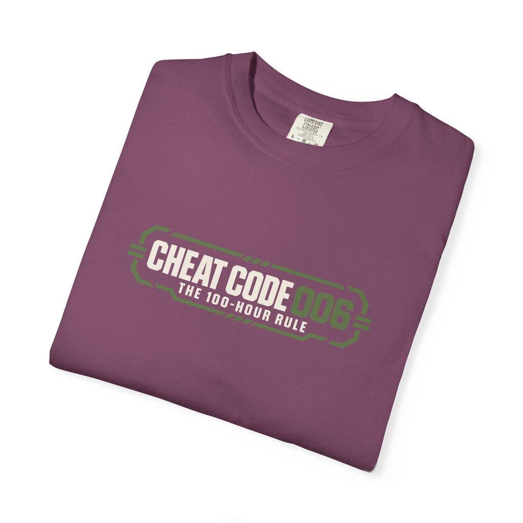 Practice 18 Minutes a Day Tee — 'Cheat Code 006' Motivational Graphic T‑Shirt