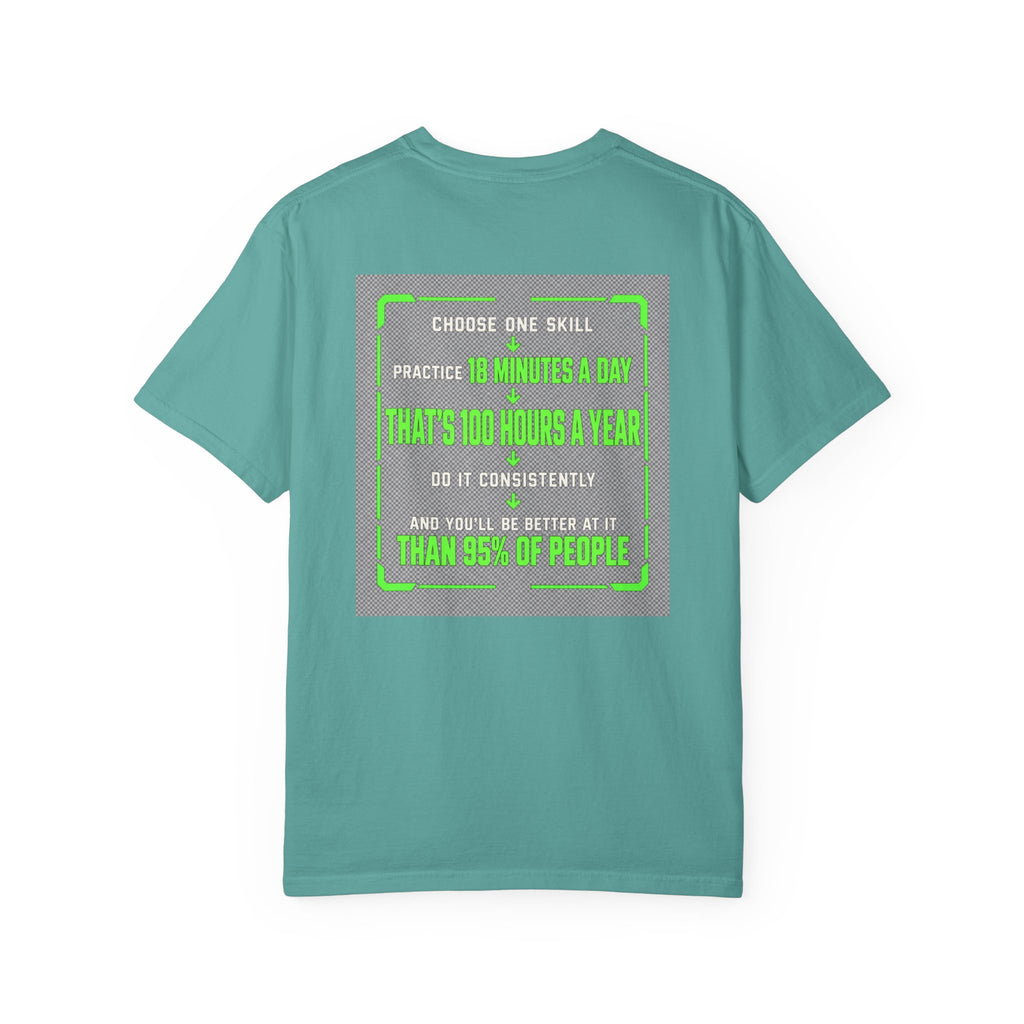 Cheat Code 006 T-Shirt — "The 100-Hour Rule" Motivational Practice Tee