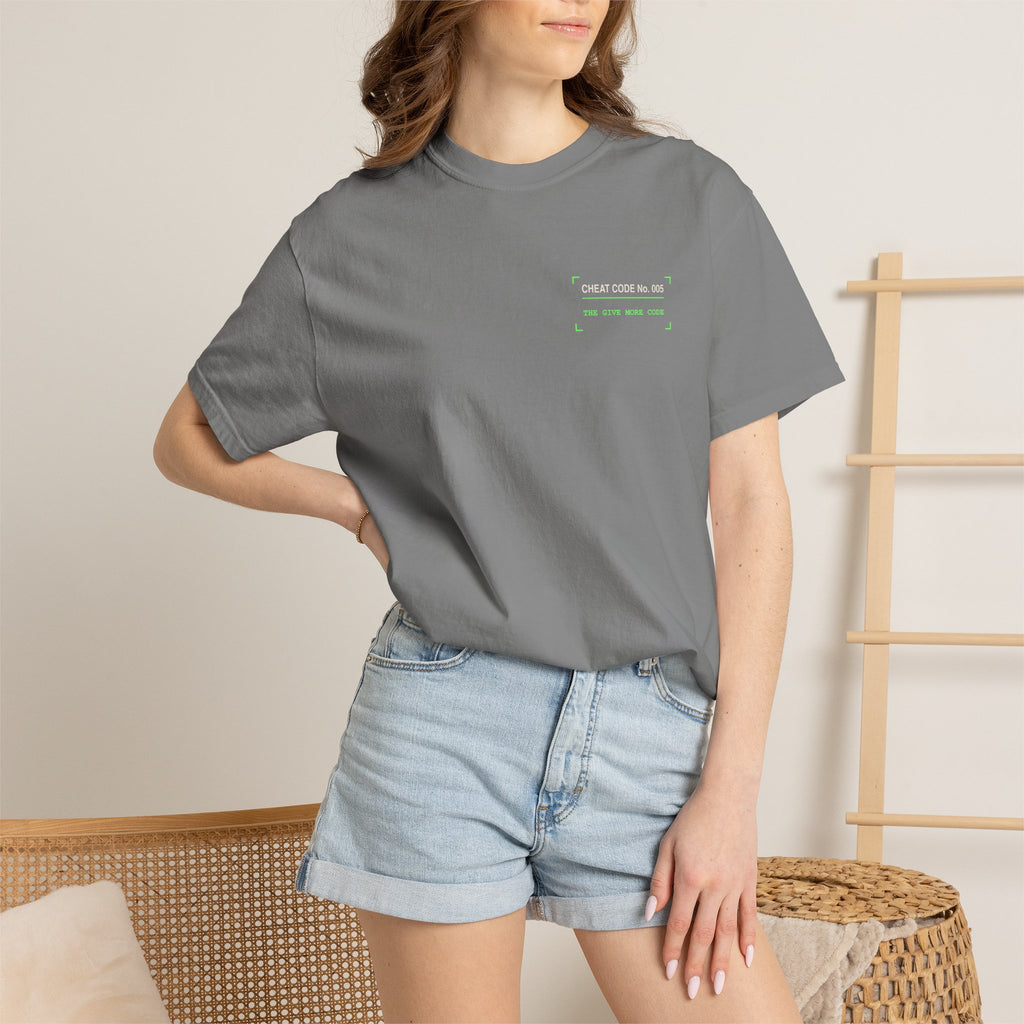 Give Graphic T-Shirt — 'Give' Neon Minimalist Tee