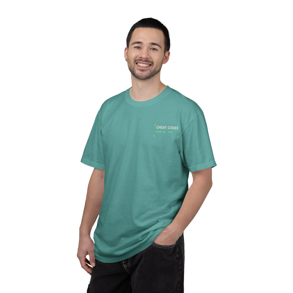 Skull Rider Dirt Bike T-Shirt — Neon Skull Motocross Graphic Tee