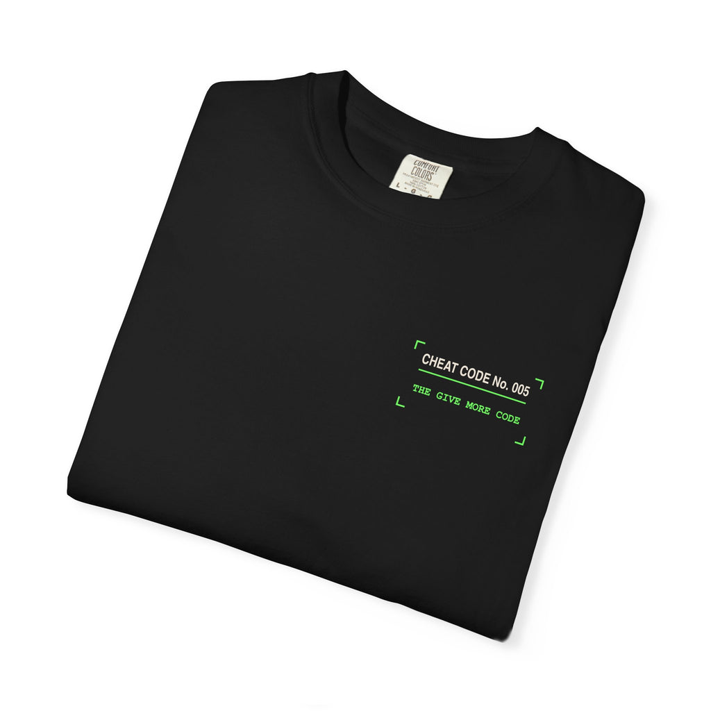 Give Graphic T-Shirt — 'Give' Neon Minimalist Tee