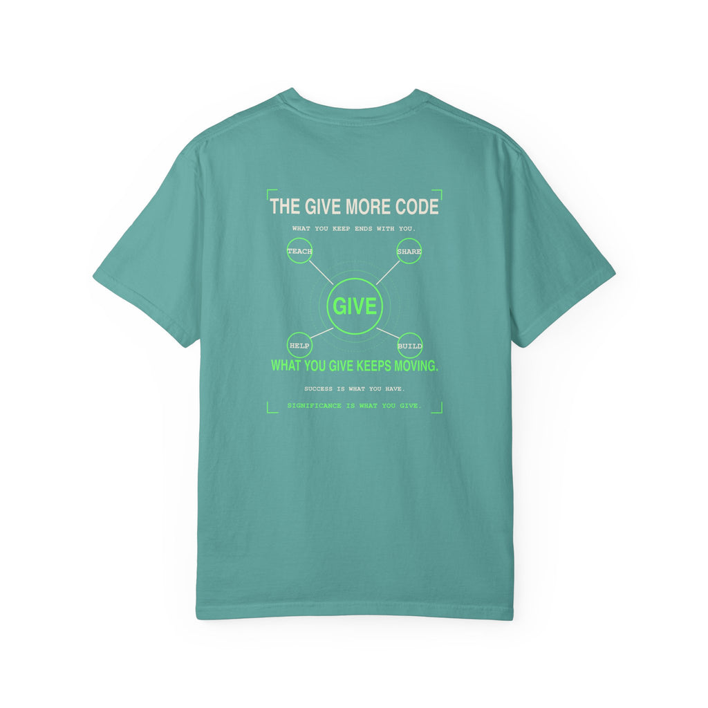 Give Graphic T-Shirt — 'Give' Neon Minimalist Tee