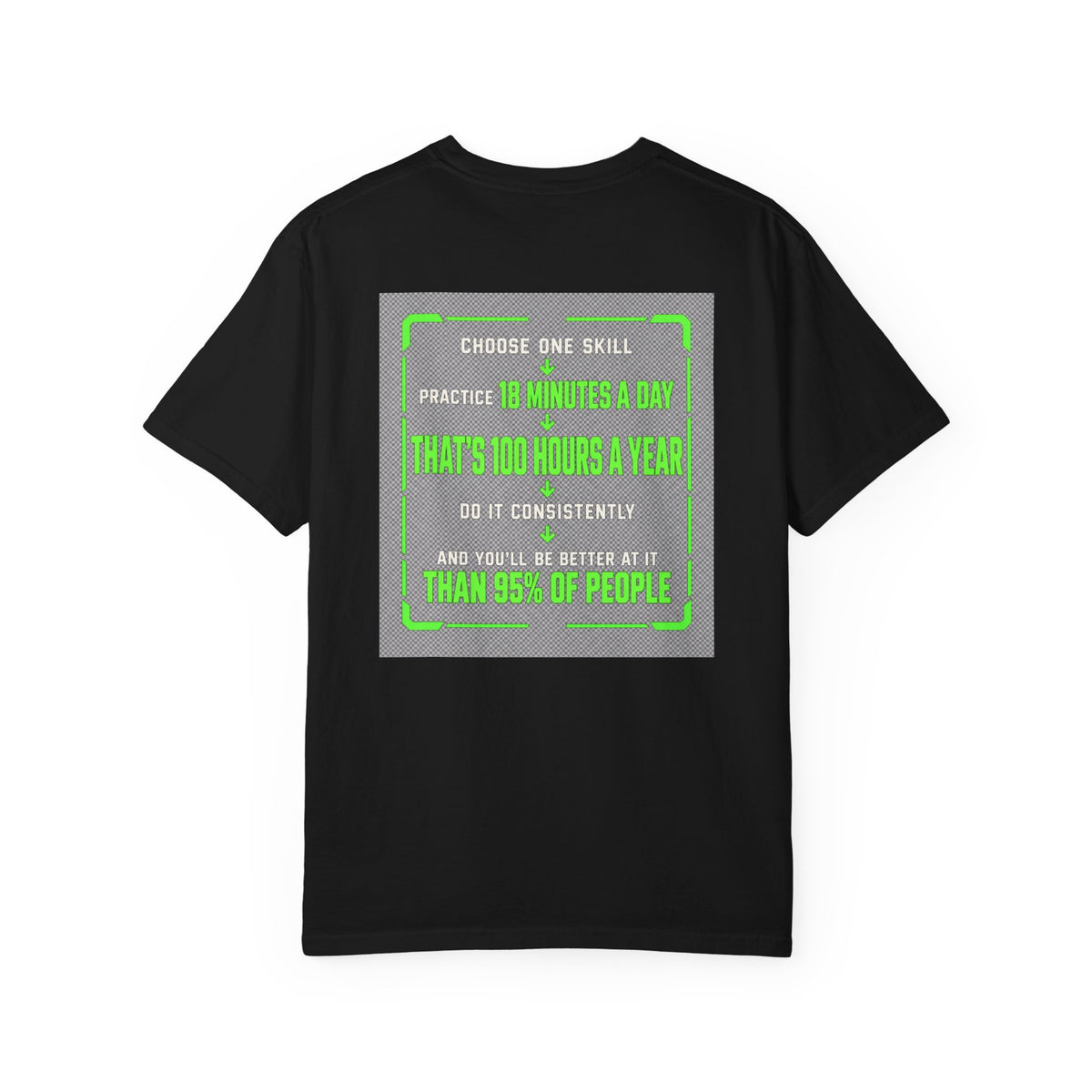 Cheat Code 006 T-Shirt — "The 100-Hour Rule" Motivational Practice Tee