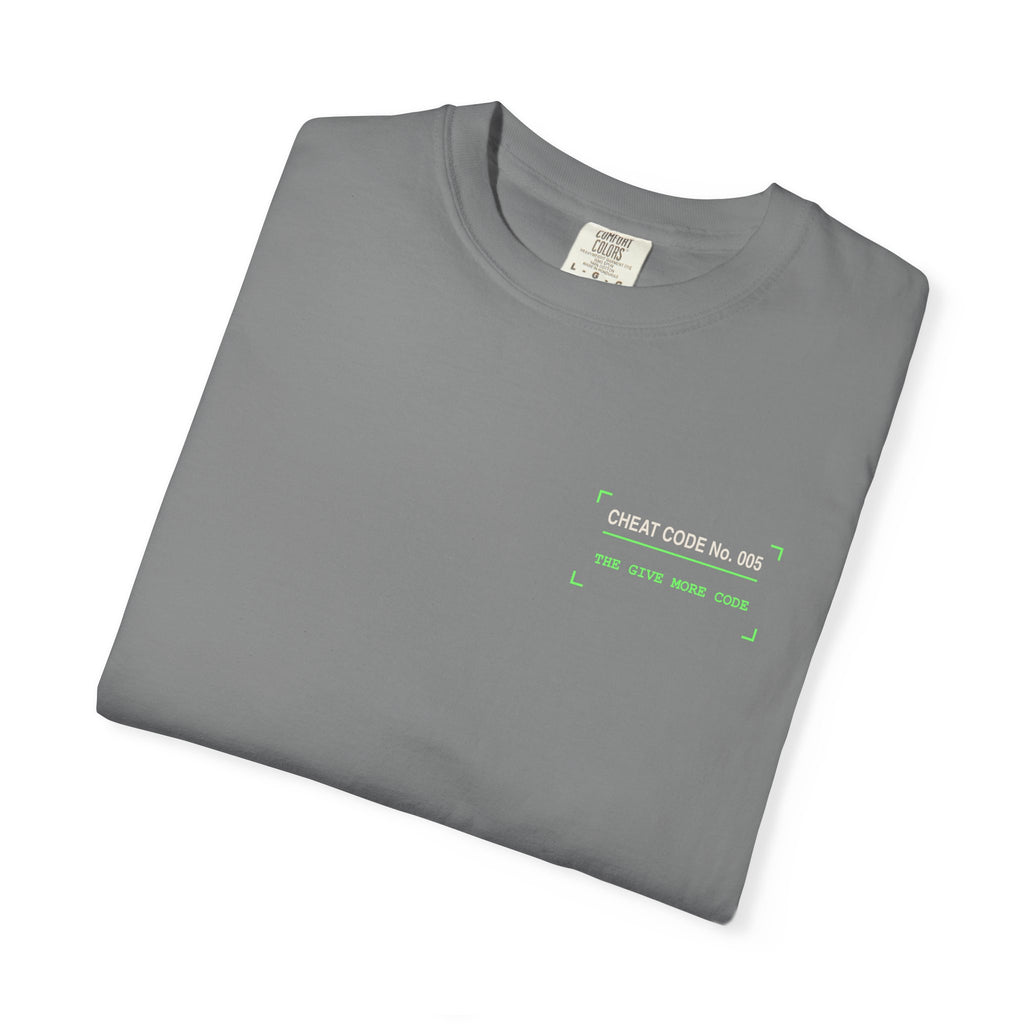 Give Graphic T-Shirt — 'Give' Neon Minimalist Tee