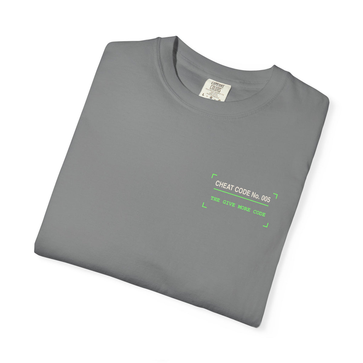 Give Graphic T-Shirt — 'Give' Neon Minimalist Tee