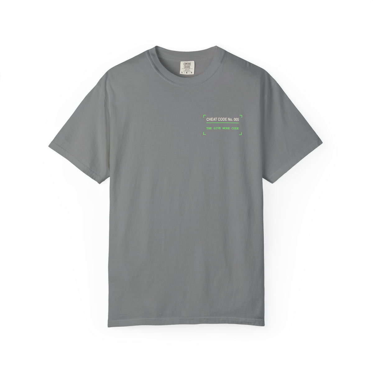 Give Graphic T-Shirt — 'Give' Neon Minimalist Tee