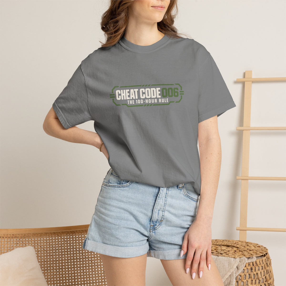 Practice 18 Minutes a Day Tee — 'Cheat Code 006' Motivational Graphic T‑Shirt